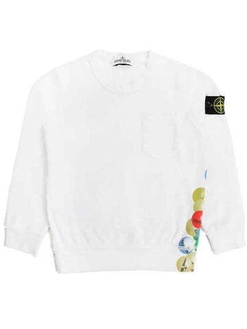 12th Anniversary Kids Women s Bubblegum Sweatshirt 741662040 V0001 - STONE ISLAND - BALAAN 1