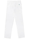 Summer stretch slim fit pants men WHITE - TRIMERE - BALAAN 3