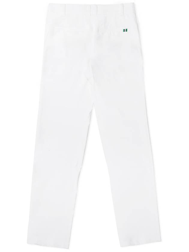 Summer stretch slim fit pants men WHITE - TRIMERE - BALAAN 3