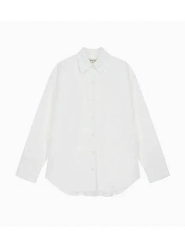 Jeans Oxford Long Sleeve Shirt White - CALVIN KLEIN - BALAAN 1