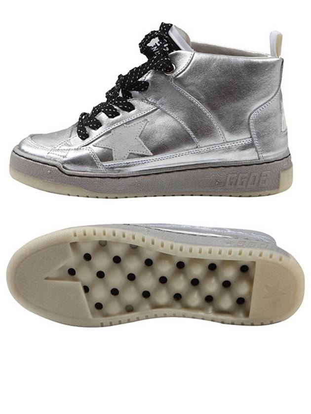 G27D224B1 Silver Flex High Tops - GOLDEN GOOSE - BALAAN 4