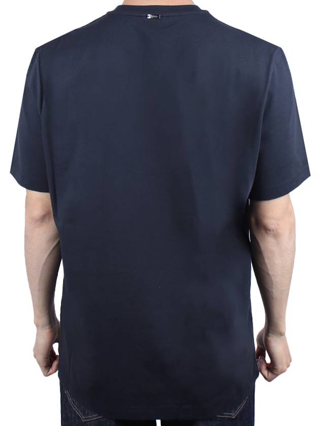 Short Sleeve T-Shirt JG000211U520009200 Blue - HERNO - BALAAN 6
