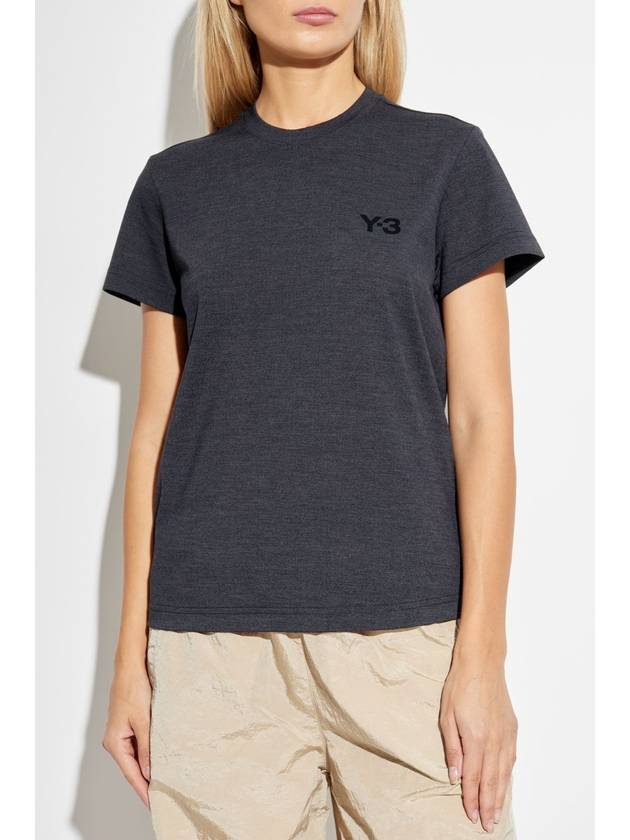 Y-3 T-shirt With Logo, Women's, Grey - Y-3 - BALAAN 3