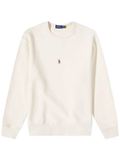 23FW pony embroidery sweatshirt cream 710881507 001 - POLO RALPH LAUREN - BALAAN 2