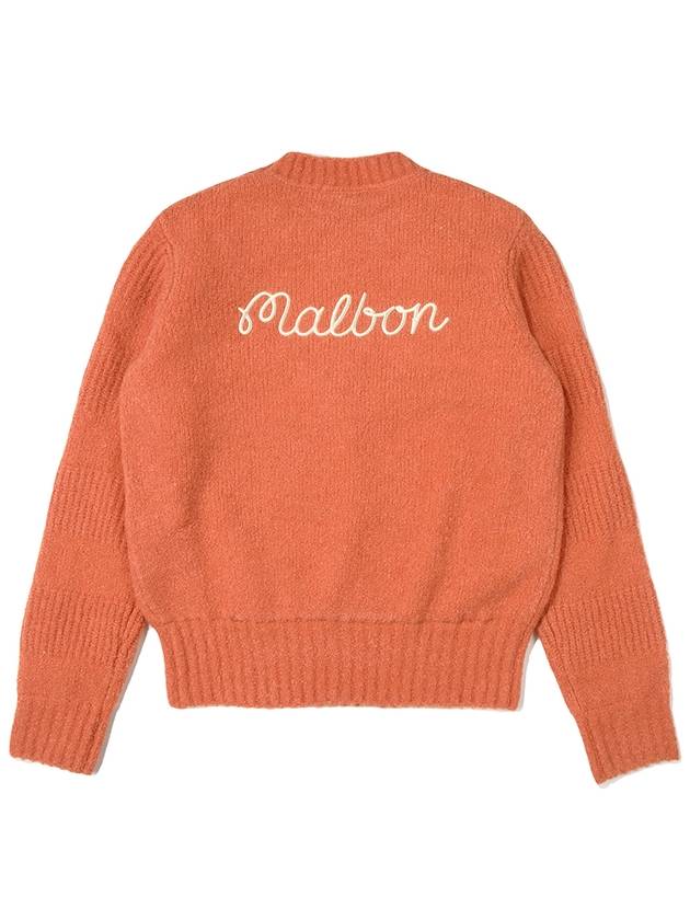 Bucket point round sweater ORANGE WOMAN - MALBON GOLF - BALAAN 2