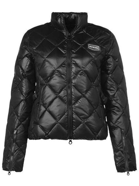 Women s Sora Diamond Quilted Heavy Short Down Jacket VDDJ95435 BKS - DUVETICA - BALAAN 1