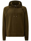 Light Fleece Logo Hoodie Green - CP COMPANY - BALAAN 2