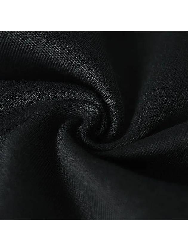 Logo Patch Long Sleeve T-Shirt Black - STONE ISLAND - BALAAN 6