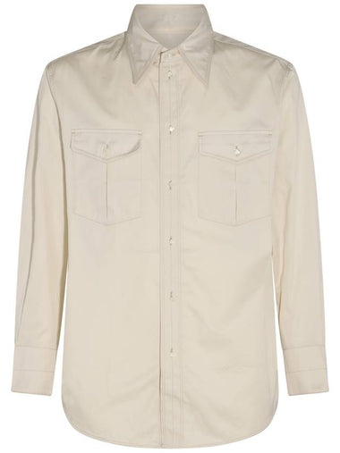 Western Long Sleeve Shirt Ivory - LEMAIRE - BALAAN 1