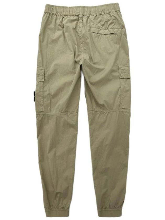 Stretch Cotton Tela Paracadute Cargo Straight Pants Sand - STONE ISLAND - BALAAN 3