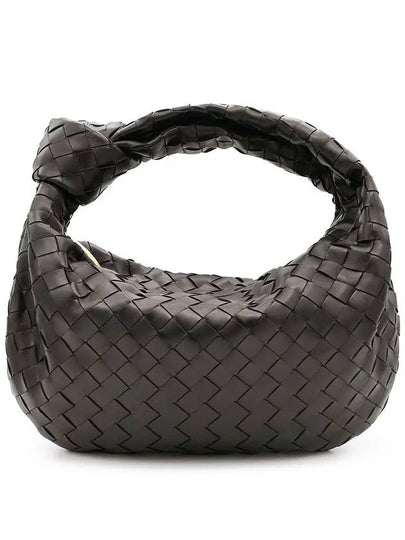 Teen Jodie Intrecciato Leather Tote Bag Brown - BOTTEGA VENETA - BALAAN 2