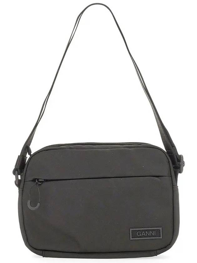 Tech Festival Polyester Cross Bag Black - GANNI - BALAAN 2