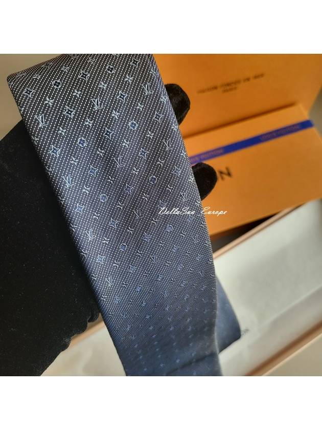 Monogram Classic Tie Grey - LOUIS VUITTON - BALAAN 6