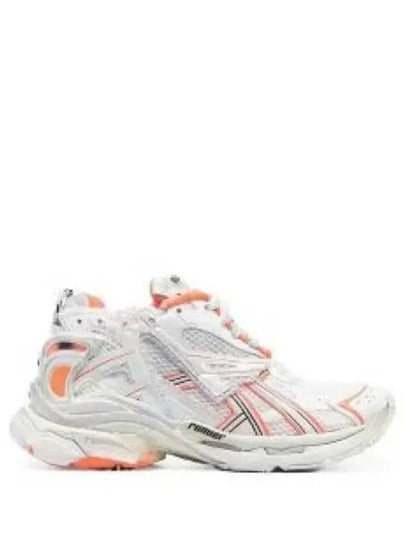 Runner Low-Top Sneakers White Orange - BALENCIAGA - BALAAN 2