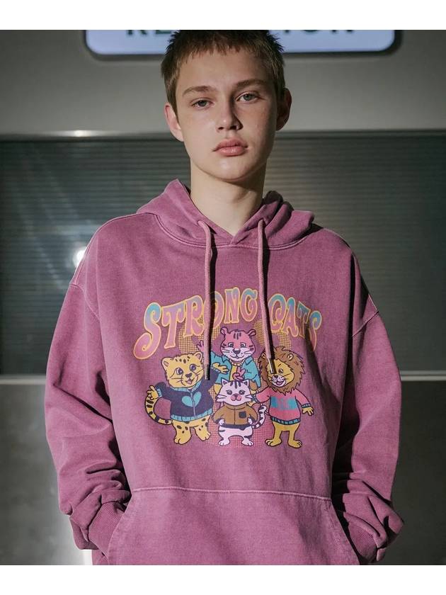 Strong Cats Pigment Hoodie Dusty Pink - CPGN STUDIO - BALAAN 3