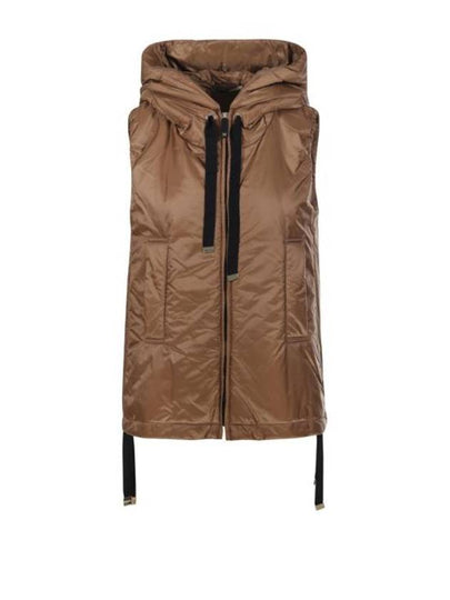 Greengo Water Repellent Padded Vest Camel - MAX MARA - BALAAN 2