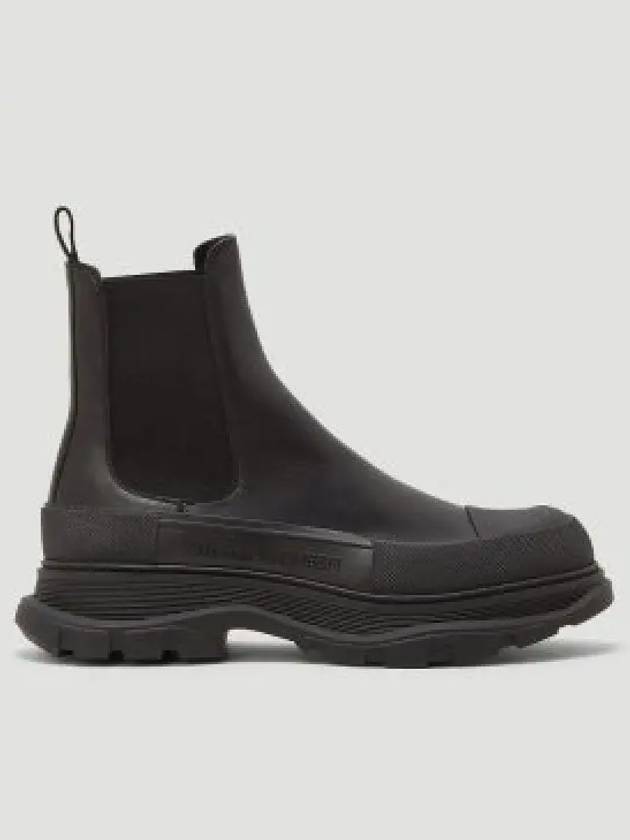 Embossed Logo Chelsea Boots Black - ALEXANDER MCQUEEN - BALAAN 2