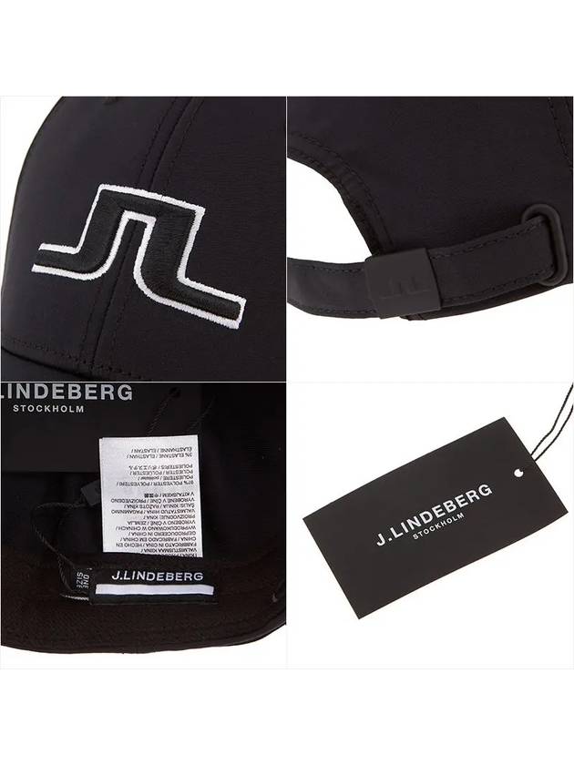 Logo Angus Ball Cap Black - J.LINDEBERG - BALAAN 5