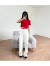 Non-Dyed Straight Pants White - ADIDAS - BALAAN 5