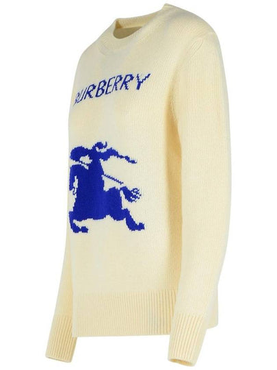 Burberry Cream Wool Blend Sweater - BURBERRY - BALAAN 2