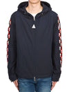 Moyse Logo Zip-Up Hoodie Navy - MONCLER - BALAAN 3