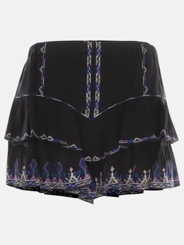 Jocadia Cotton Shorts Black - ISABEL MARANT - BALAAN 2