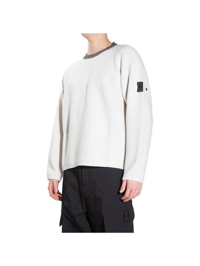 Shadow Project Crewneck Knit Top White - STONE ISLAND - BALAAN 2