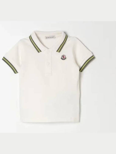 Kids Trimmed Polo T Shirt 8A000028496F F08 - MONCLER - BALAAN 1