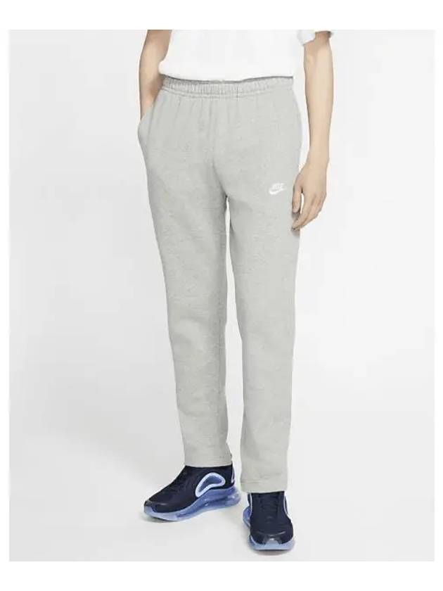 Sportswear Club Fleece Track Pants Grey - NIKE - BALAAN 2