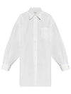 Oversized Long Sleeve Shirt Optical White - MAISON MARGIELA - BALAAN 2