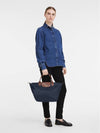 Le Pliage Medium Tote Bag Navy - LONGCHAMP - BALAAN 3