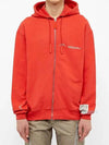 Men's signature logo printing hooded zip-up red clay jacket ACWMW002WH RC - A-COLD-WALL - BALAAN 2
