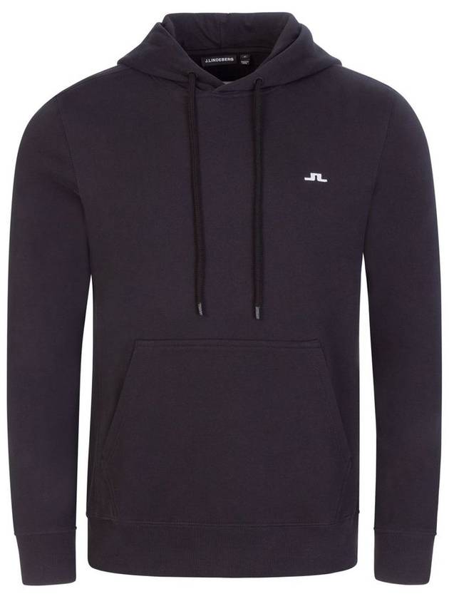 Cal Logo Print Hoodie Black - J.LINDEBERG - BALAAN 2