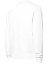 Small Heart Logo Sweatshirt White - AMI - BALAAN 4