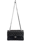 Classic Flap Small Calfskin Shoulder Bag Black - CHANEL - BALAAN 9