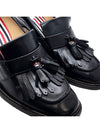 Box Calf 7.5MM Block Tassel Quilted Loafers Pumps Black - THOM BROWNE - BALAAN 9