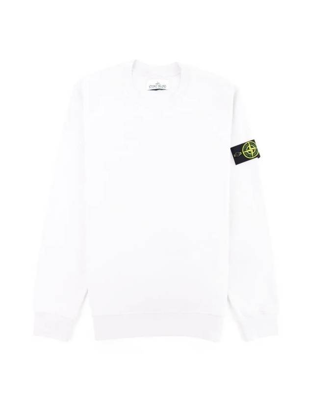 Wappen Sweatshirt White 63020 V0001 - STONE ISLAND - BALAAN 1