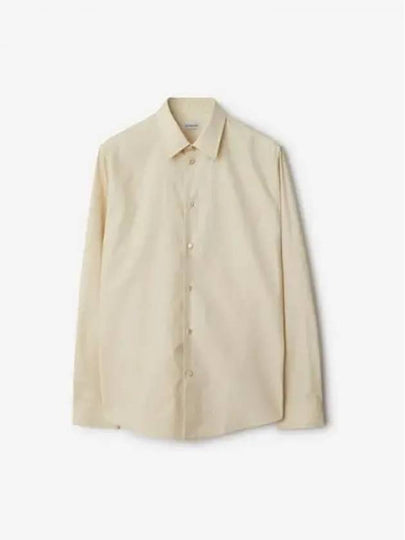 EDK Embroidered Formal Long Sleeve Shirt Plaster - BURBERRY - BALAAN 2