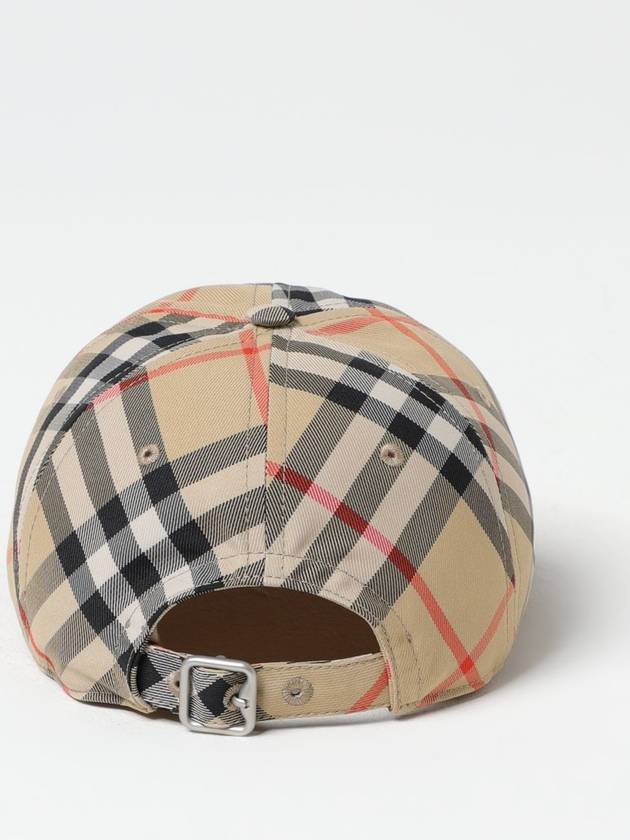 Log Check Ball Cap Beige - BURBERRY - BALAAN 5