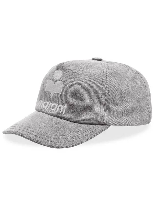 Tyron Logo Ball Cap Grey - ISABEL MARANT - BALAAN 3