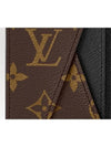 Pocket Organizer Macassa Card Wallet Brown Black - LOUIS VUITTON - BALAAN 5