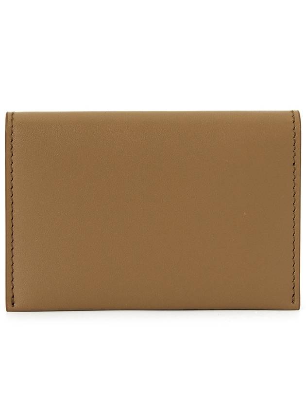 Folded Leather Card Wallet Camel Brown - ACNE STUDIOS - BALAAN 3