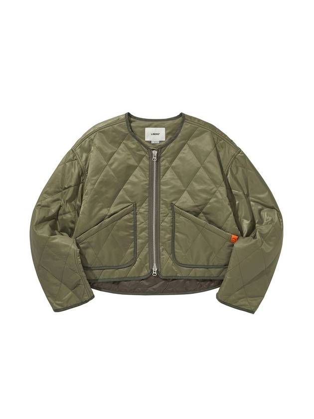 HALF QUILTING JACKET OLIVE - LIBERE - BALAAN 2