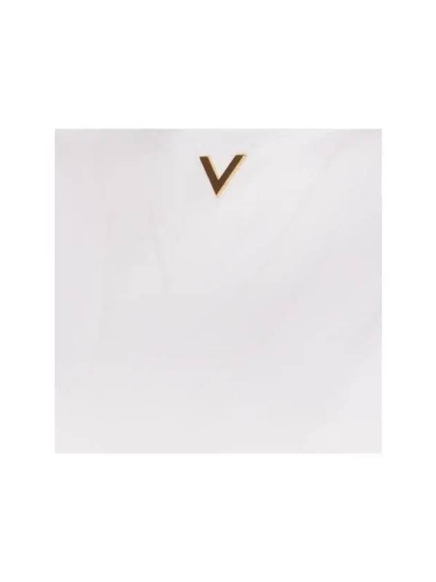 V logo cotton short sleeve t shirt MG23K8PA 0BO - VALENTINO - BALAAN 3