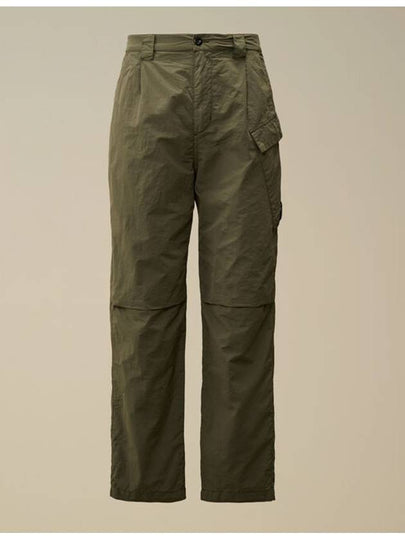 Flatt Nylon Regular Cargo Straight Pants Green - CP COMPANY - BALAAN 2