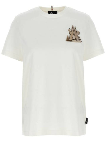 Moncler Grenoble Logo Patch T-Shirt - MONCLER - BALAAN 1