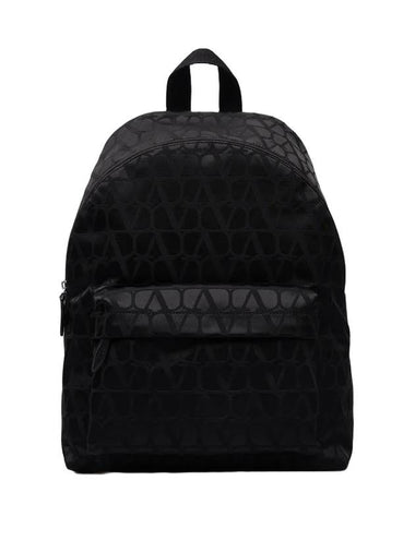 Men's Iconographe Backpack Black - VALENTINO - BALAAN 1