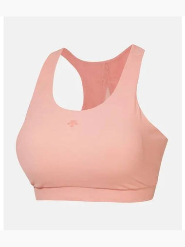 Women s Basic Medium Support Short Bra Top Coral SP322TBR71 - DESCENTE - BALAAN 1