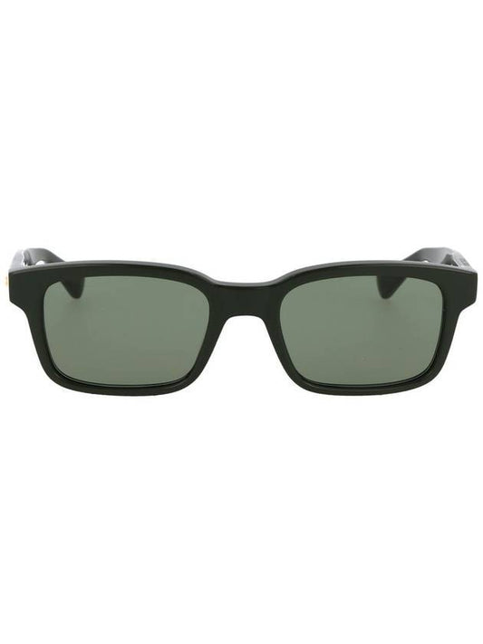 Square Sunglasses Green - BOTTEGA VENETA - BALAAN 1