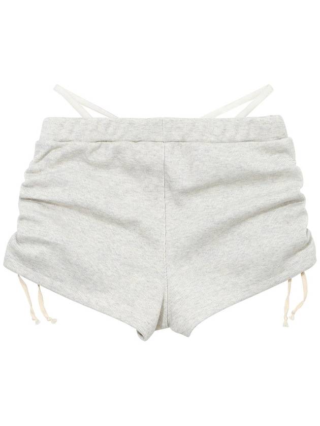 SHIRRING STRING MICROSHORTS OATMEL - DON’T ASK MY PLAN - BALAAN 2